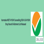 Karnataka NEET AYUSH Counselling 2024 UG AYUSH Stray Round 6 Allotment List Released
